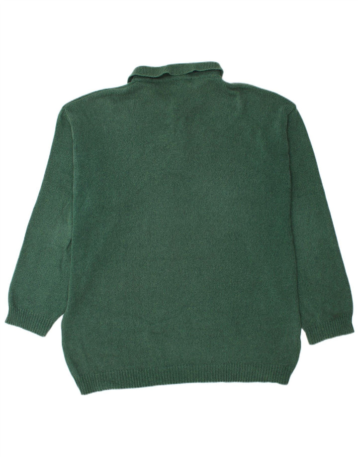BASIC Herren Rollkragenpullover Pullover 2XL Grüne Baumwolle