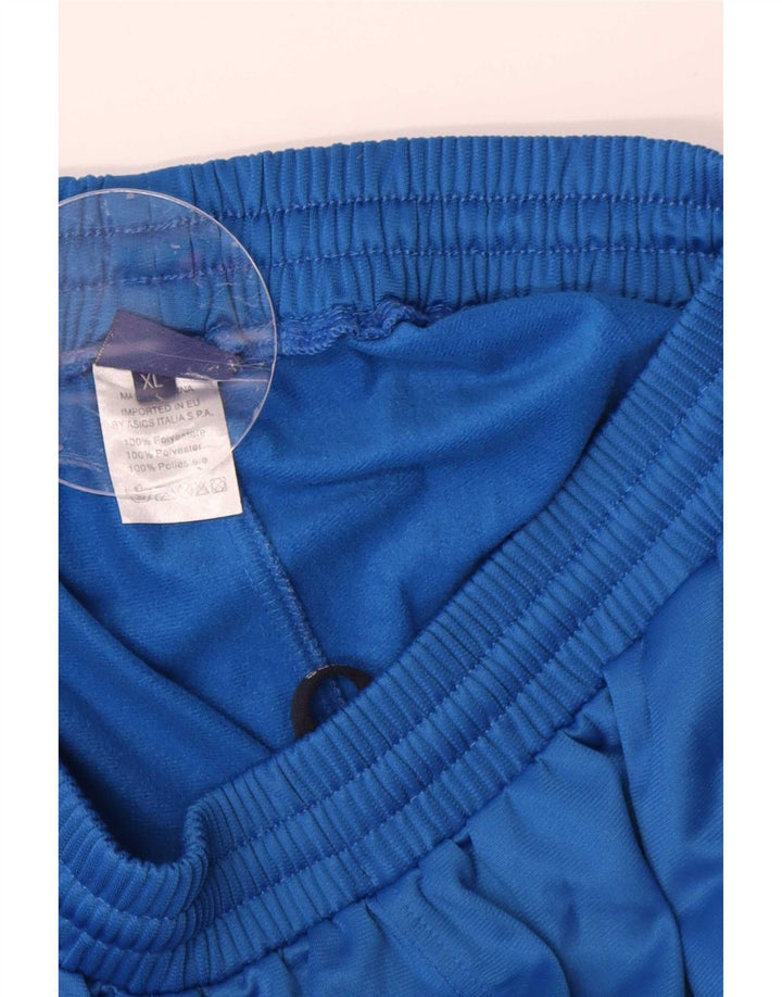 Asics Herren-Trainingshose XL, blaues Polyester