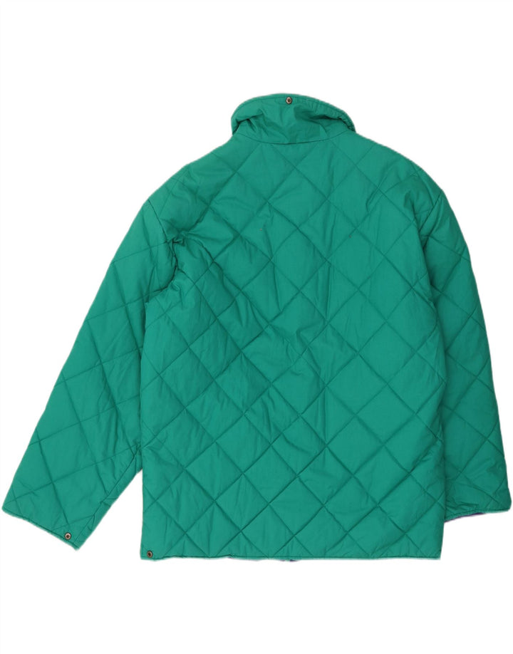 FILA Mens Quilted Jacket UK 42 2XL Turquoise Polyester Vintage Fila and Second-Hand Fila from Messina Hembry 