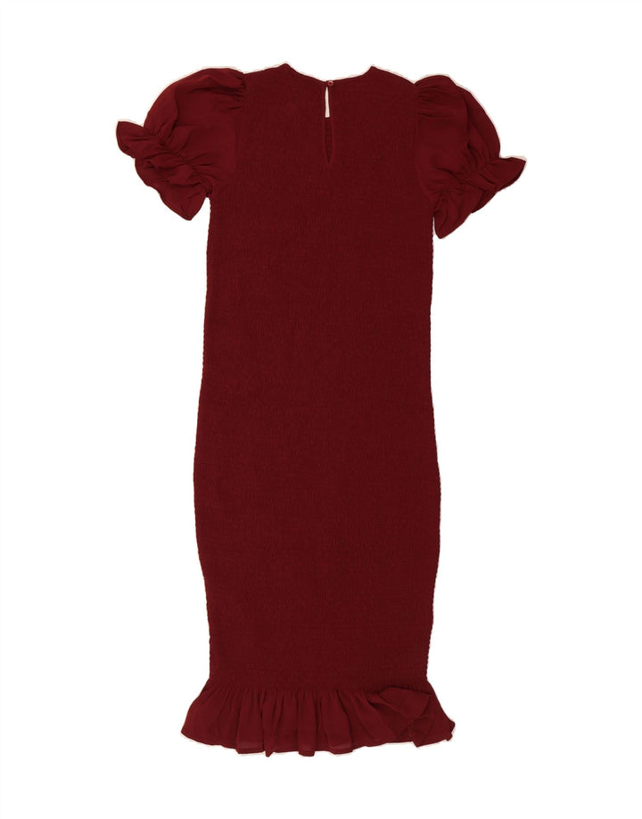 OASIS Womens Mermaid Dress UK 12 Medium  Red Vintage Oasis and Second-Hand Oasis from Messina Hembry 