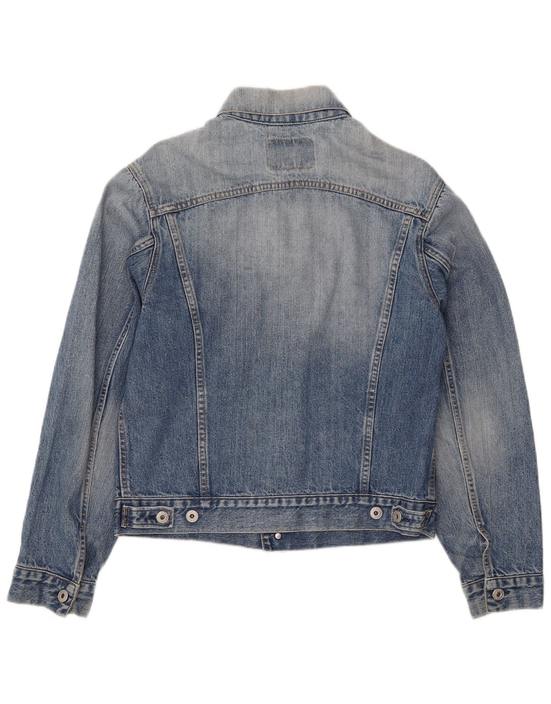 REPLAY Womens Denim Jacket UK 14 Medium Blue Cotton