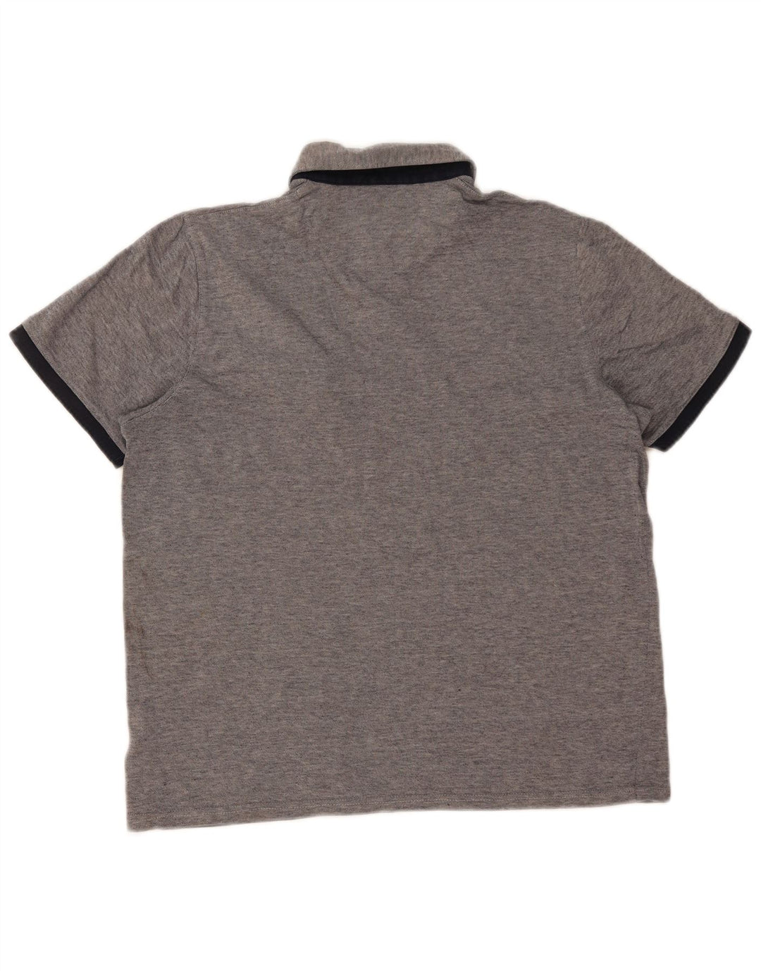 TED BAKER Herren-Poloshirt, Größe 5, XL, graue Baumwolle