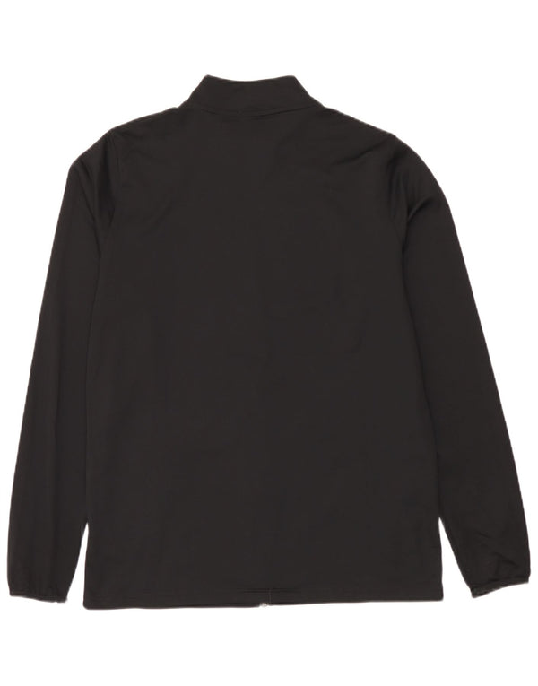 Nike Herren-Trainingsanzug-Oberteil, große Jacke aus schwarzem Polyester