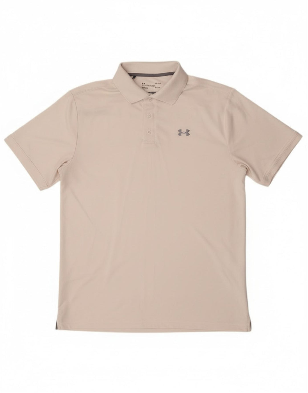 Under Armour Herren Heat Gear Poloshirt, großes weißes Polyester