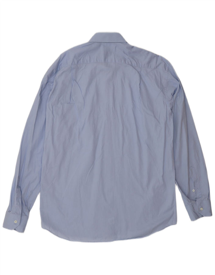 Roccobarocco Herrenhemd Mittelblau