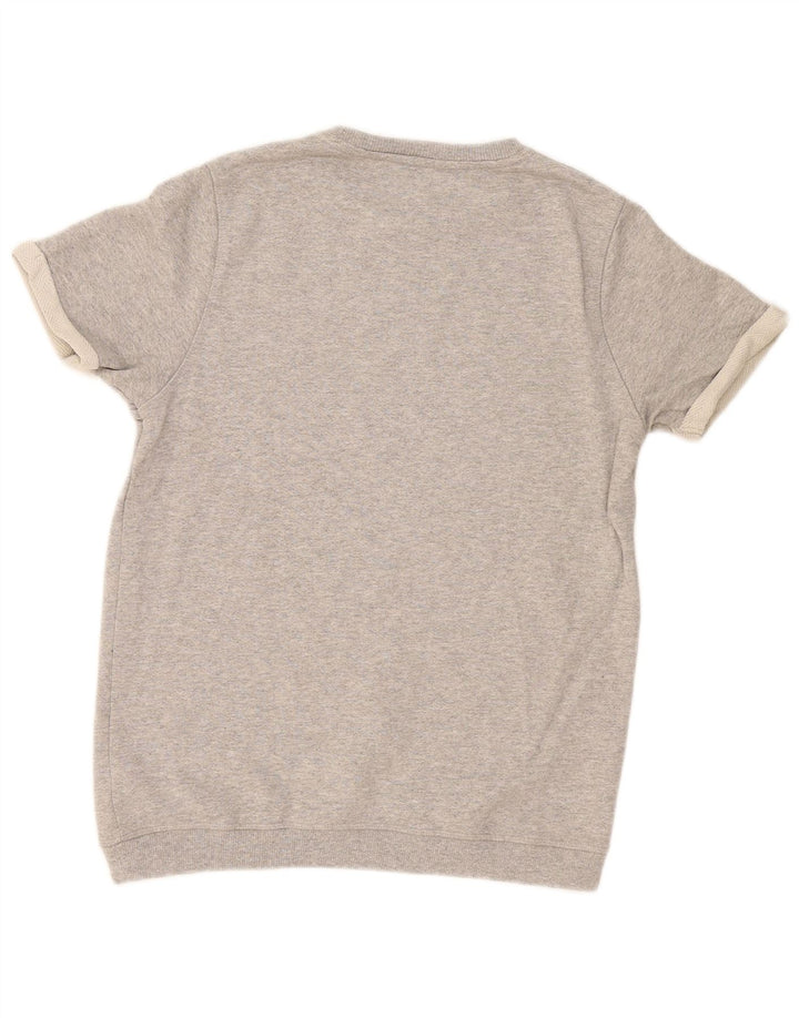 Jack & Jones Herren Grafik-Sweatshirt-Pullover Mittelgrau meliert