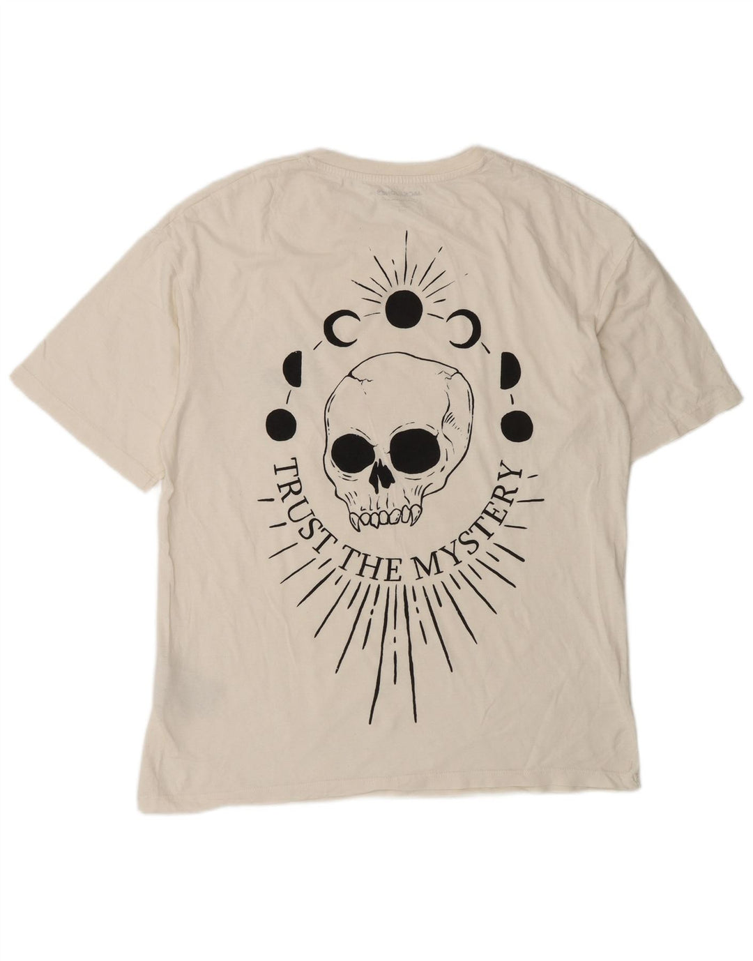 Jack & Jones Herren-T-Shirt mit Grafik, Größe S, weiße Baumwolle