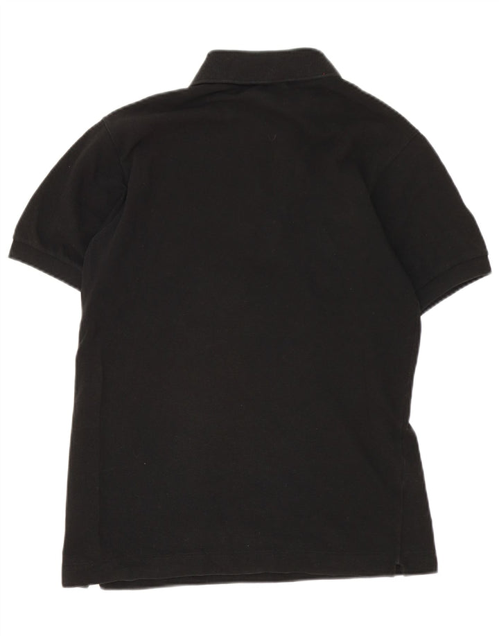 Lacoste Herren-Poloshirt, Größe 2 XS, schwarze Baumwolle