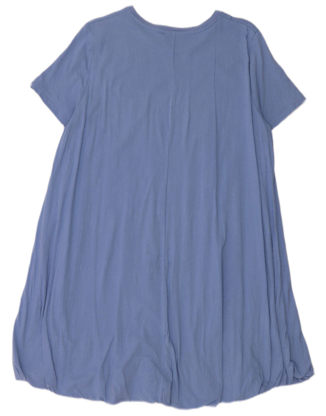Zara Womens Bubble Dress UK 16 Große blaue Baumwolle
