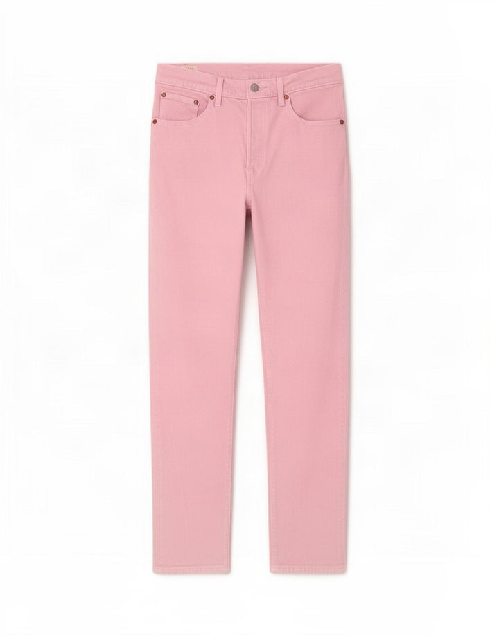 Levi's Damen 501 Straight Jeans W28 L29 Rosa