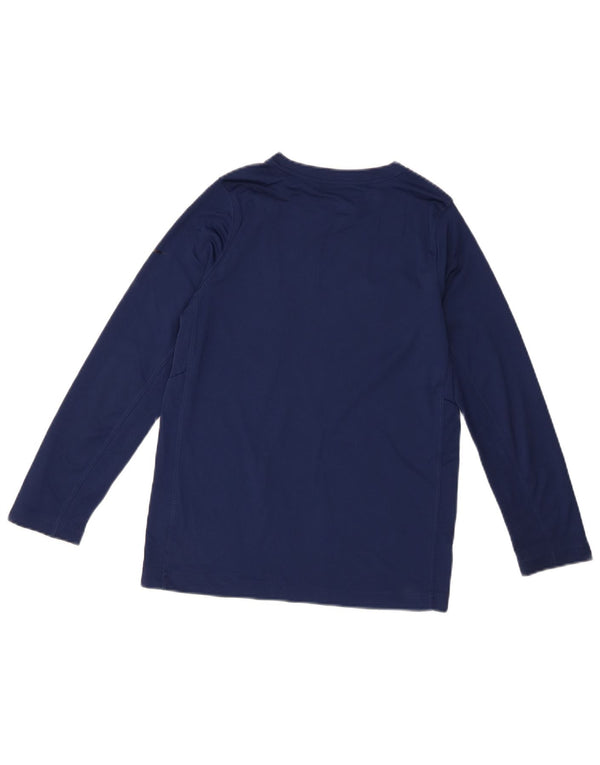 Nike Jungen Dri Fit Graphic Top Langarm 10–11 Jahre Medium Marineblau