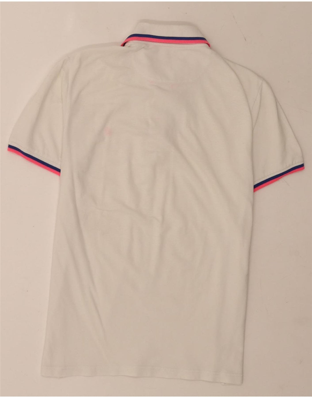 Brooksfield Herren-Poloshirt mit schmaler Passform, IT 50, Mittelweiß, Farbblock