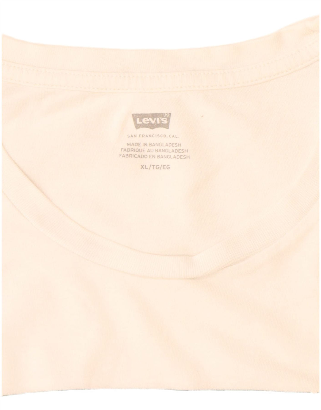 Levi's Herren-T-Shirt mit Grafik, XL, weiße Baumwolle