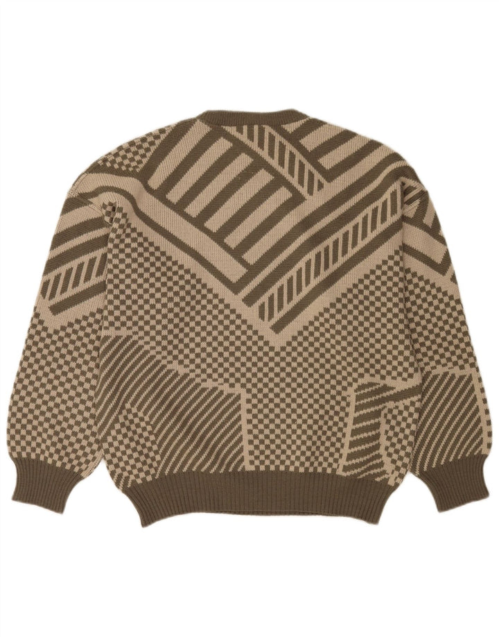 Gianfranco Ottaviani Herren-Pullover mit Rundhalsausschnitt IT 50 Medium Khaki