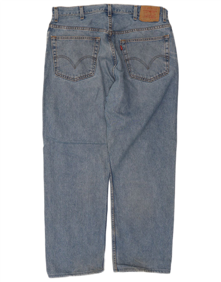 Levi's Herren 505 Regular Fit Straight Jeans W40 L32 Blaue Baumwolle