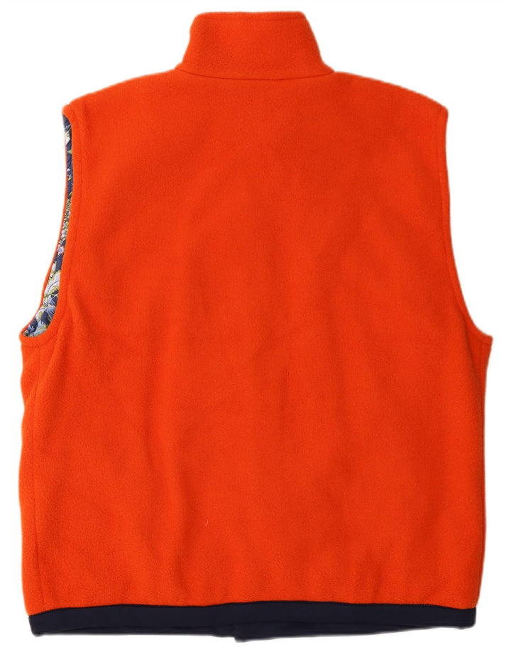 Endurance Herren-Fleeceweste UK 40 Large Orange Colourblock Polyester