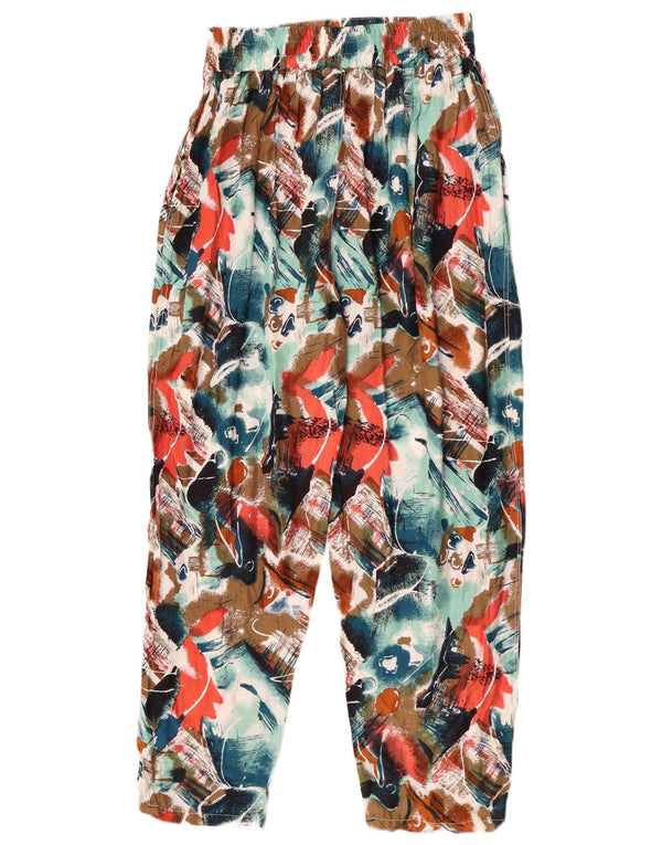 Avant Garde Damen-Freizeithose mit abstraktem Muster, W30, L28, mehrfarbig