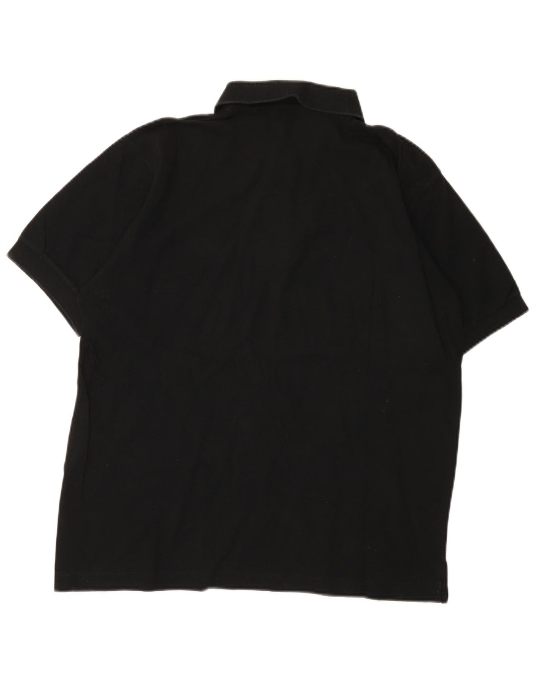 Sergio Tacchini Herren Poloshirt IT 48 Medium Schwarz Baumwolle