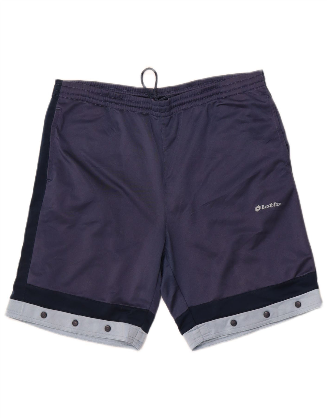 Lotto Herren-Sportshorts, UK 40/42, groß, marineblau, Farbblock-Polyester