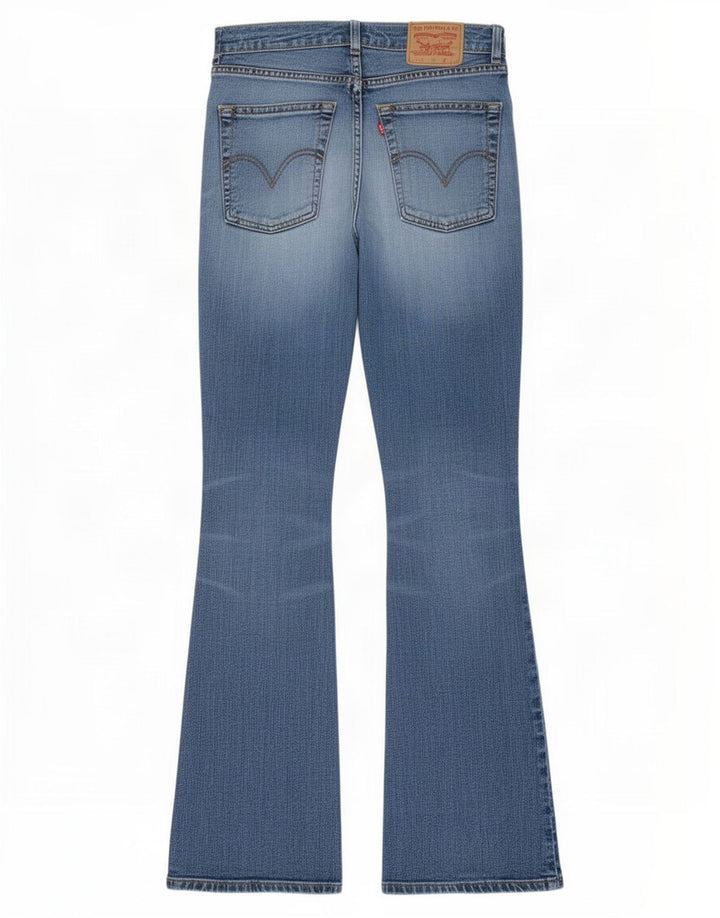 Levi's Damen 525 Bootcut Jeans W32 L34 Blaue Baumwolle