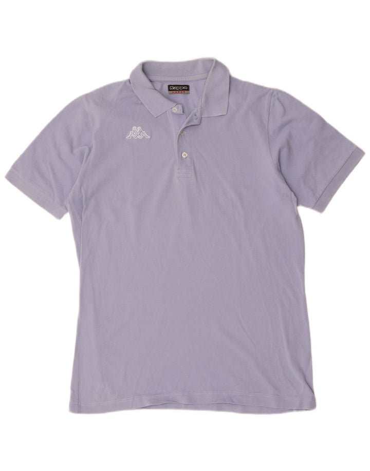 KAPPA Herren Poloshirt Large Lila Baumwolle