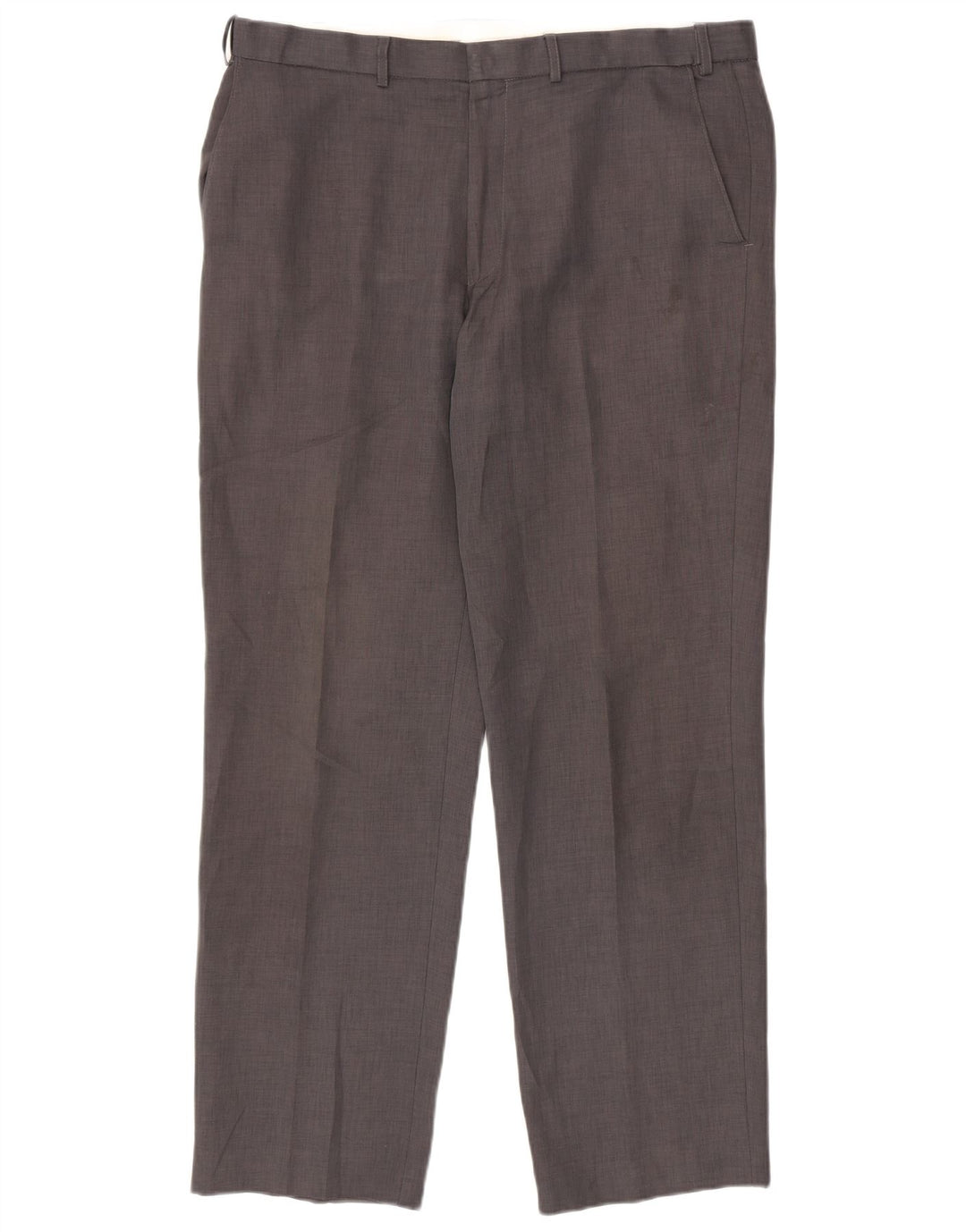 Gerade Herren-Chinohose von Marks & Spencer, W38, L33, grau, Polyester
