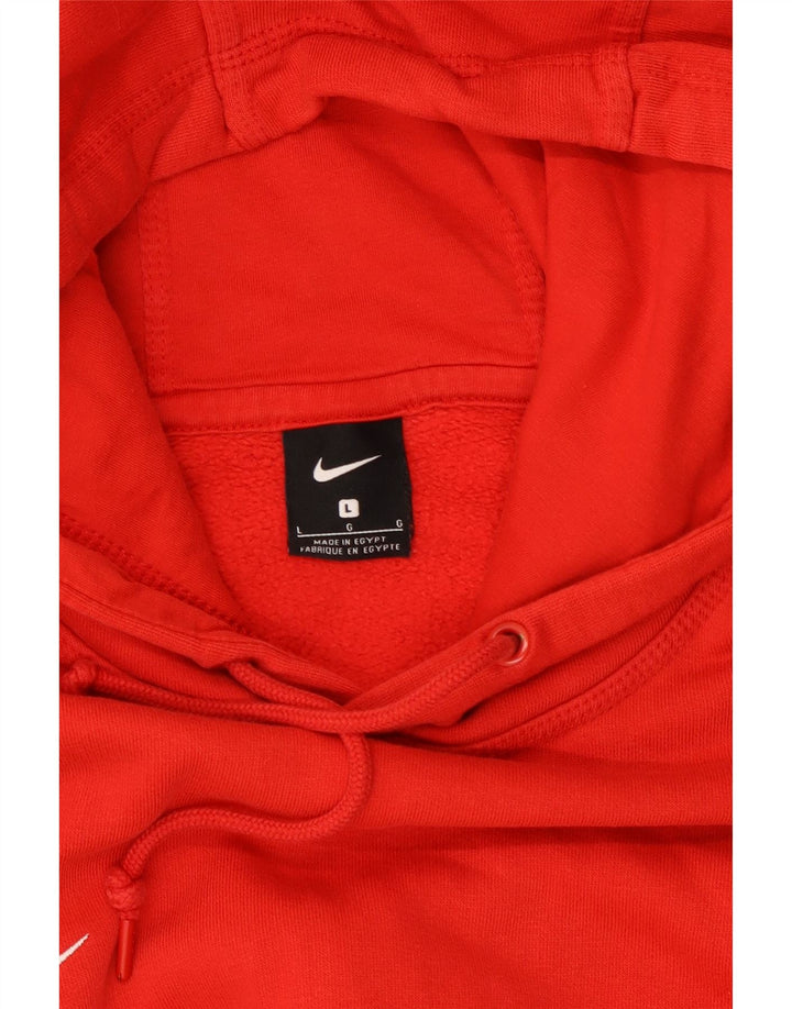 Nike Herren Kapuzenpullover, Größe L, Rot