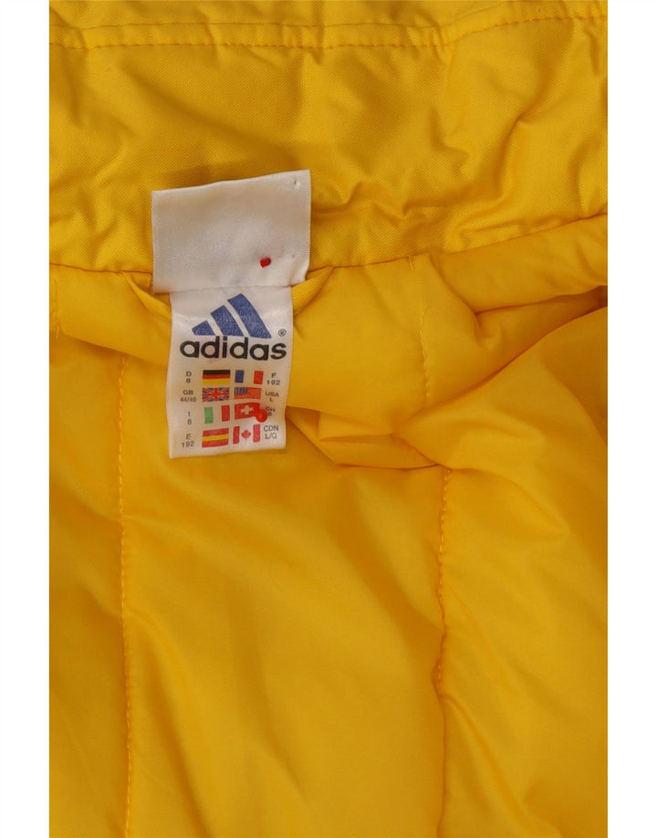 ADIDAS Herren Graphic Windbreaker Jacke UK 44/46 Large Schwarz Colourblock