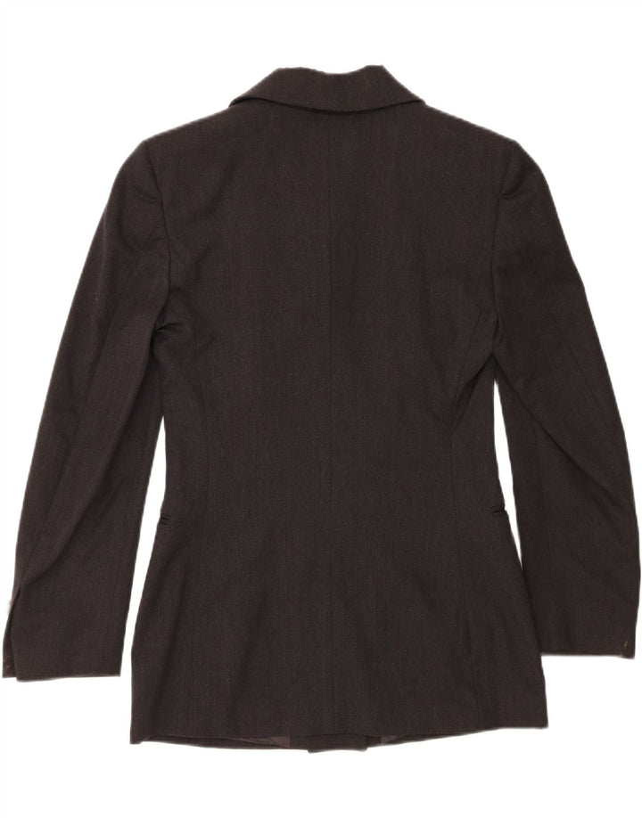 Byblos Zweireihiger Blazer für Damen IT 42 Mittelgraue Wolle