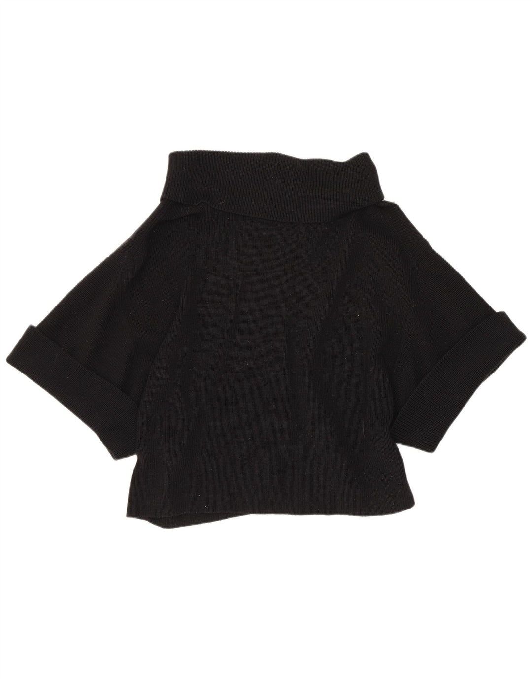 Cos Damen-Pullover, übergroß, bauchfrei, Rollkragenpullover, Gr. 10, Größe S, Schwarz