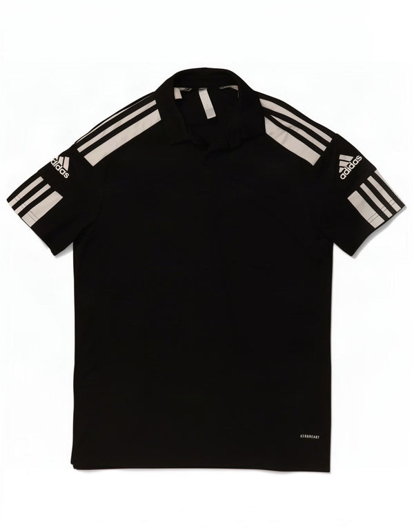 Adidas Herren Aeroready Poloshirt Small Schwarz Colourblock Polyester