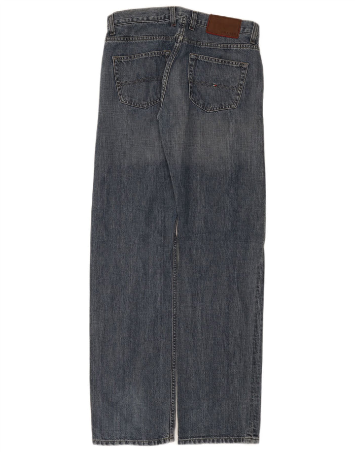 Tommy Hilfiger Herren Straight Jeans W32 L34 Blaue Baumwolle