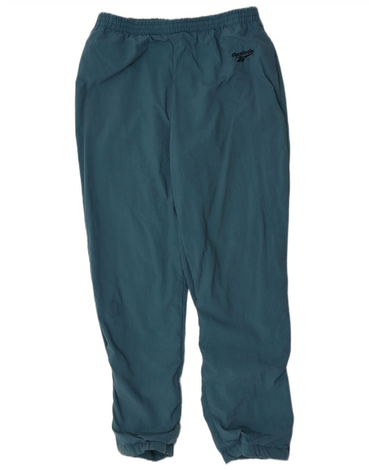 Reebok Herren-Trainingshose, Jogginghose, groß, blaues Nylon