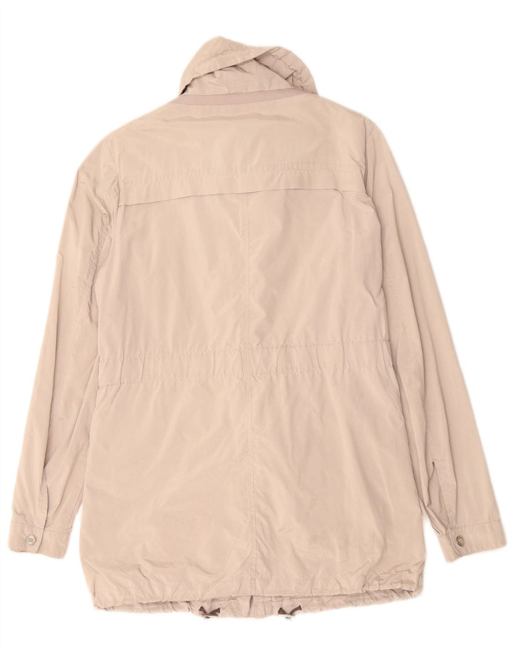 Geox Damen Trenchcoat UK 10 Smalll Beige Polyester
