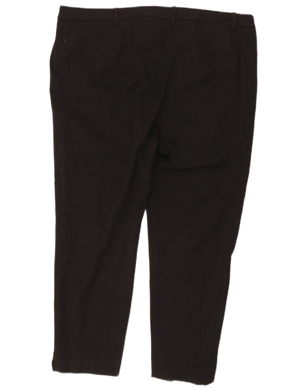 Marks & Spencer Damen-Anzughose mit hoher Taille, UK 22, 3XL, W42, L27, Schwarz