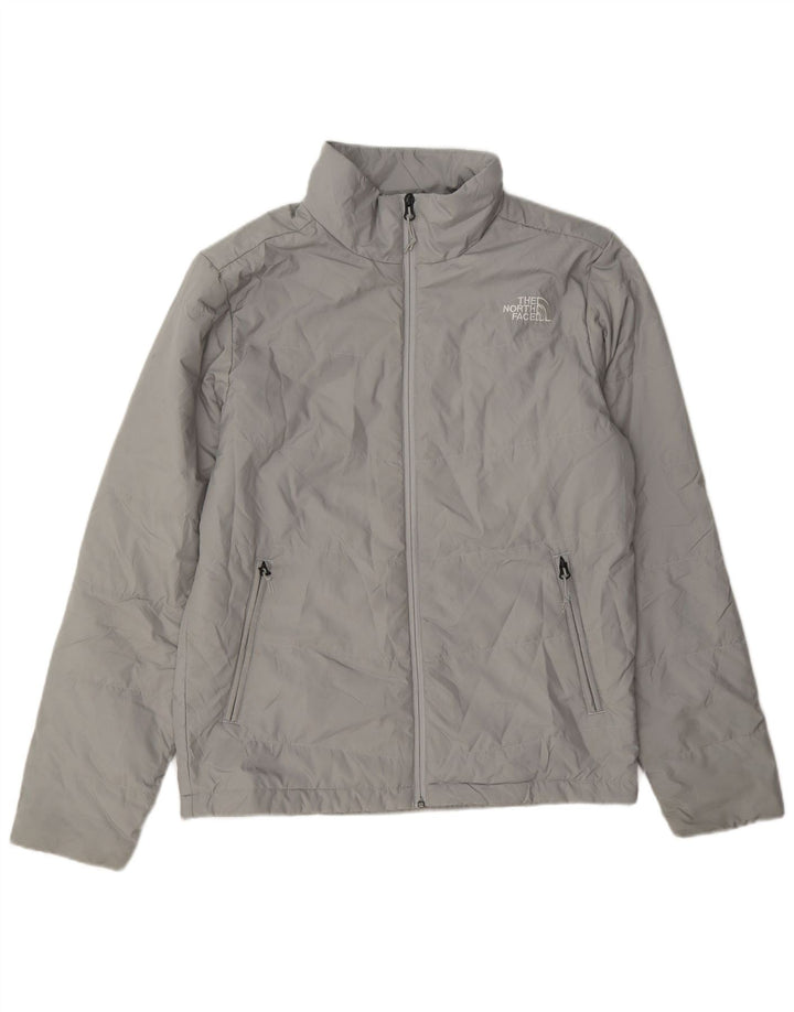 The North Face Herren Wattierte Jacke UK 36 Small Grau Polyester