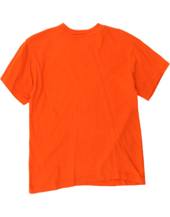 REEBOK Womens T-Shirt Top UK 12 Medium Orange Cotton Vintage Reebok and Second-Hand Reebok from Messina Hembry 