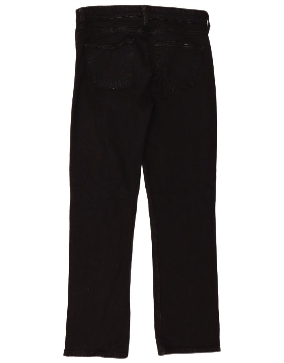 Zara Damen Straight Jeans EU 40 Medium W30 L32 Schwarz