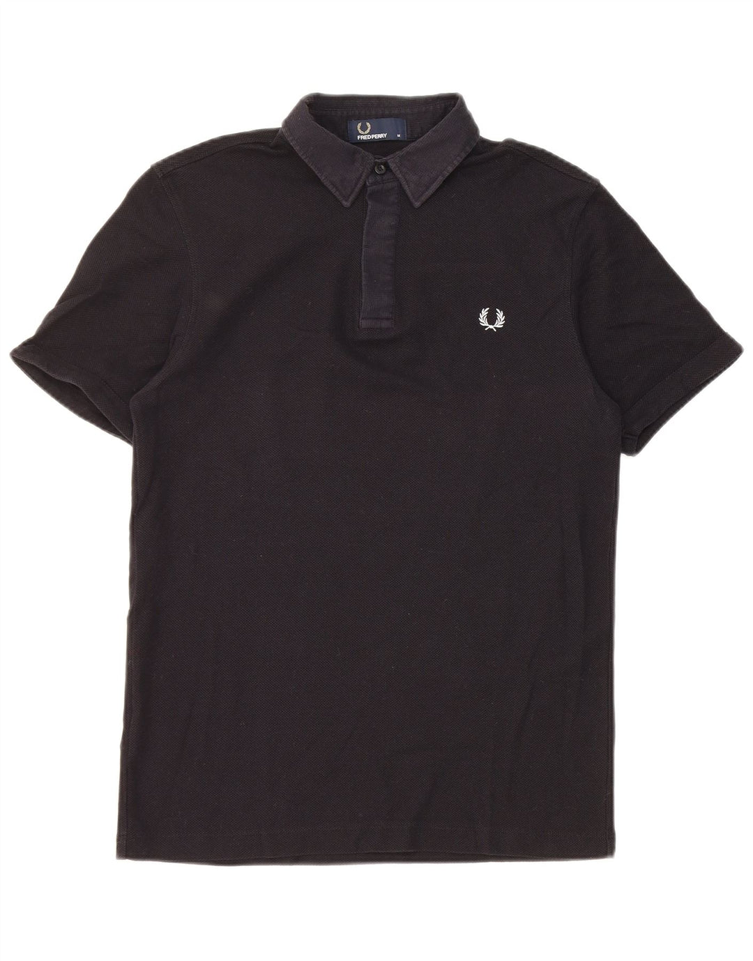 Fred Perry Herren-Poloshirt, mittelmarineblaue Baumwolle