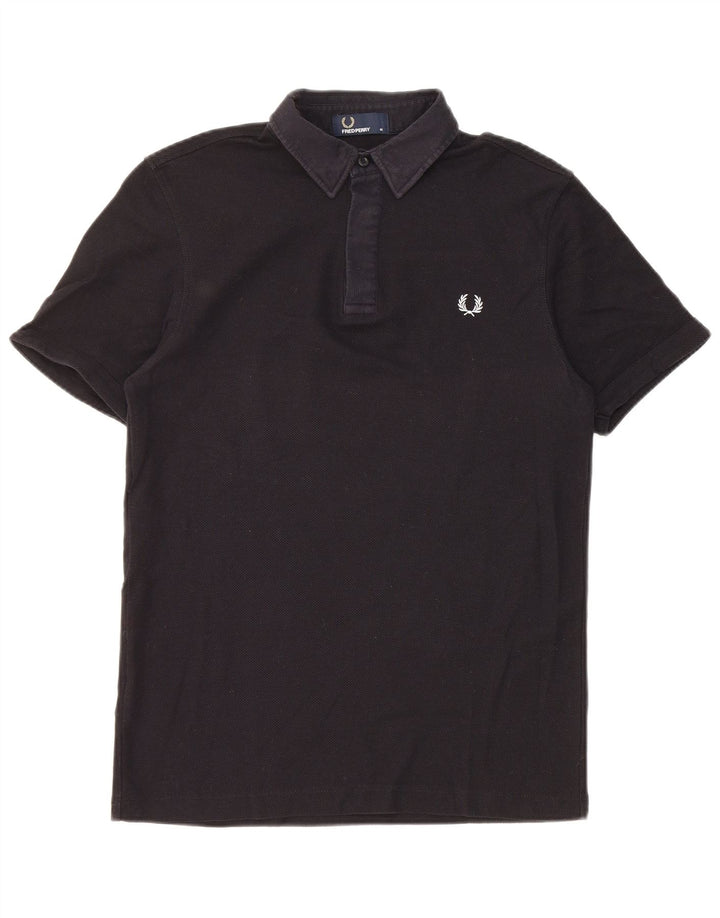 Fred Perry Herren-Poloshirt, mittelmarineblaue Baumwolle