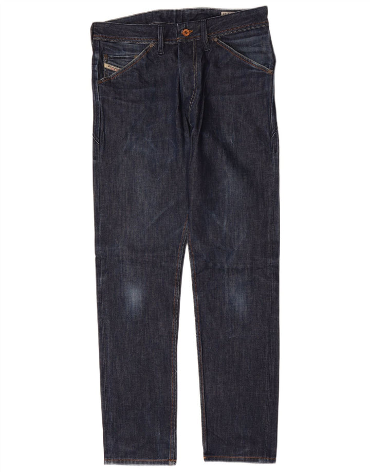 DIESEL Herren Slim Jeans W30 L32 Marineblaue Baumwolle