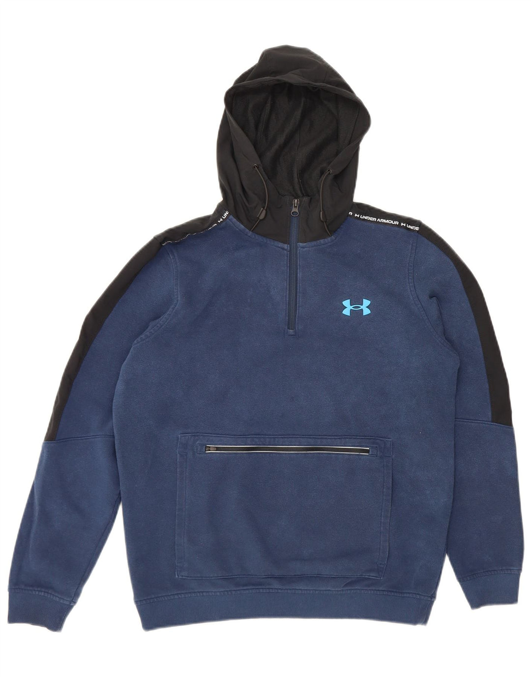Under Armour Herren-Kapuzenpullover mit Grafik, mittelgroß, Marineblau, Farbblock