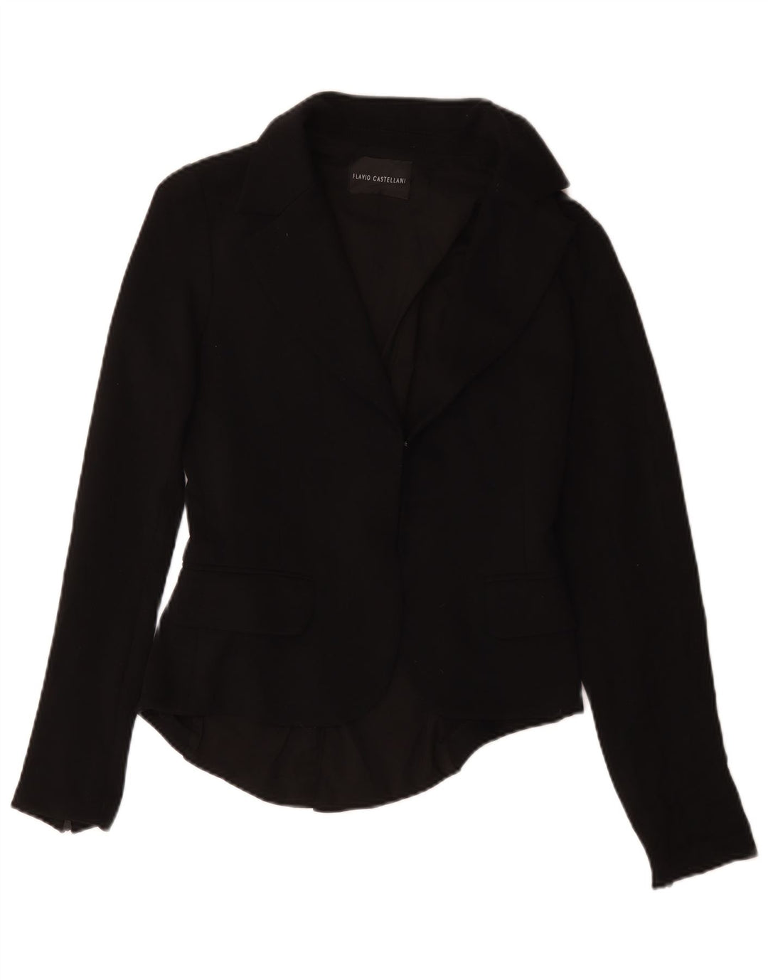 Flavio Castellani Damen Blazer Jacke UK 14 Medium Schwarz