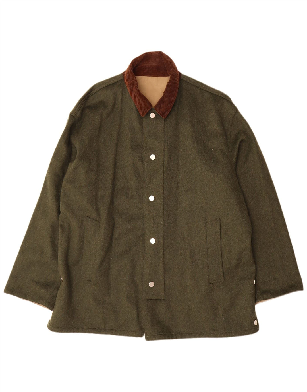 Aquascutum Herren Wendemantel UK 42 XL Grün