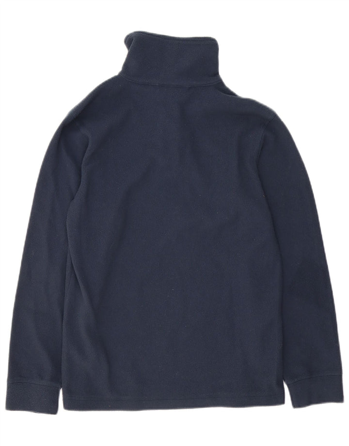 Champion Jungen-Fleecepullover mit Reißverschluss am Hals, 11–12 Jahre, groß, marineblau, Polyester