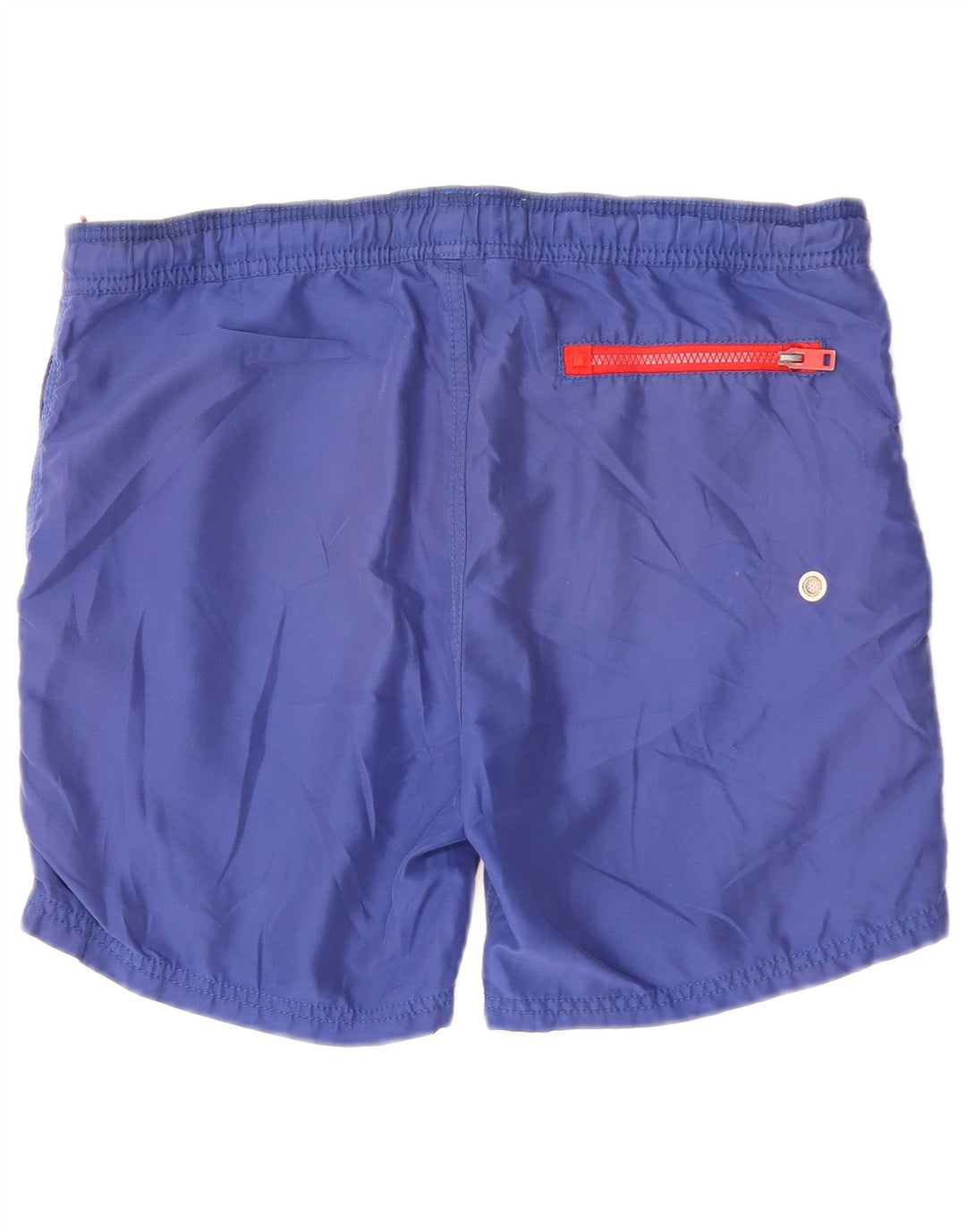 Superdry Herren-Badeshorts mit Grafik, mittelblau, Polyester