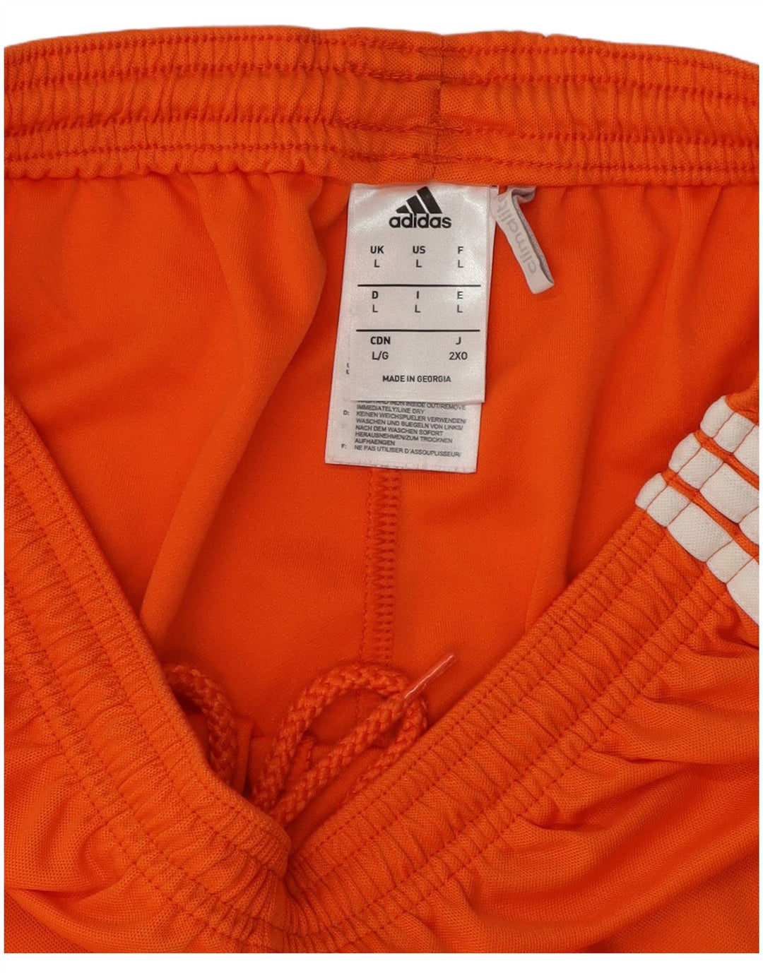 Adidas Herren Climalite Sport Shorts Large Orange Polyester