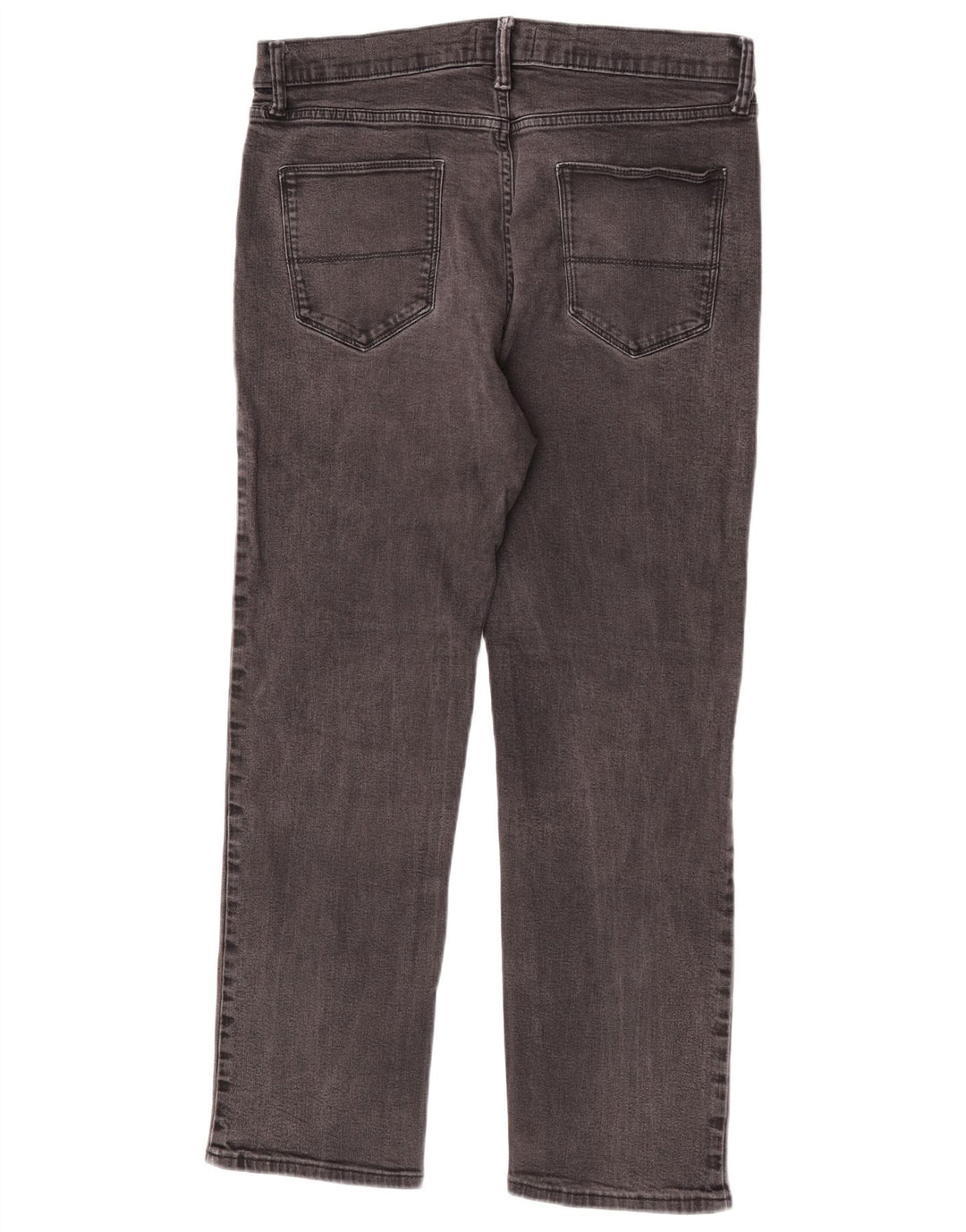 Marks & Spencer Herren Straight Jeans W36 L31 Graue Baumwolle