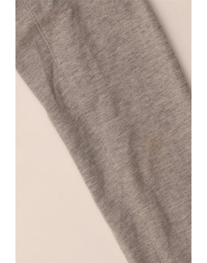 ADIDAS Damen-Strickjacke mit Kapuze, UK 12/14, Mittelgrau, Farbblock