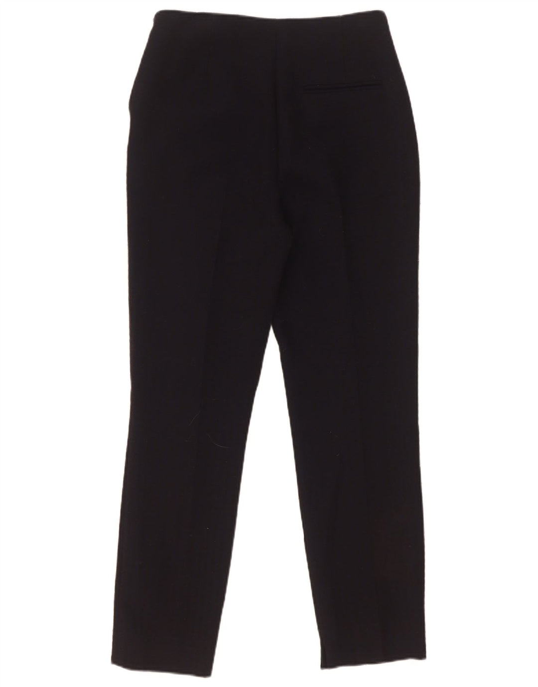 Zara Damen Slim Anzughose XS W25 L27 Schwarz Polyester